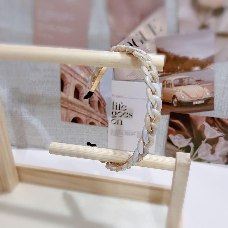 1pc New Women Vintage Gold Silver Chain Hairbands Sweet Hair Decorate Headband Turban Simple Hair Hoops Fashion Hair Accessories