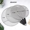 Large Splatter Screen for Frying Pan, 15 Inch Stainless Steel Grease Splatter Guard, Mesh Frying Screen Keeps Kitchen Clean and Protects Skin From