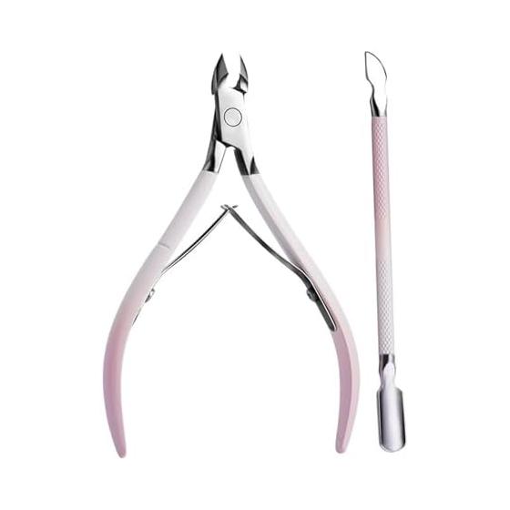Akkerds Cuticle Nipper, Cuticle Nipper, Nail Clipper for Hangnails, Cuticle Treatment, Nail Care Pusher, Nail Beauty, Stainless Steel