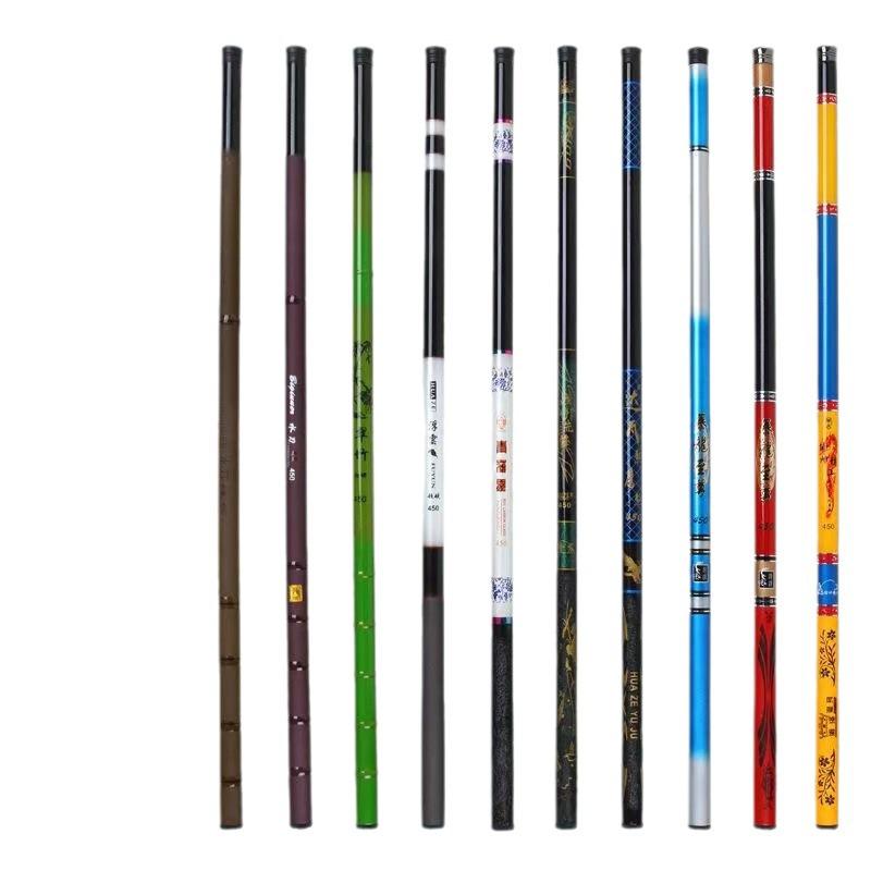 Fiberglass Stream Fishing Rod - Super Hard, Long & Short Sections