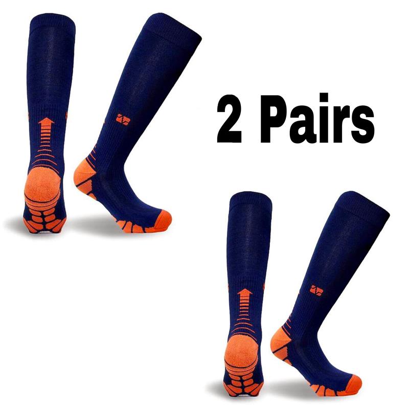 2/3/4 Pairs Running Men Compression Socks Fit Varicose Veins Football Soccer Stockings 30 Mmhg Atheletic Men Women Sports Socks