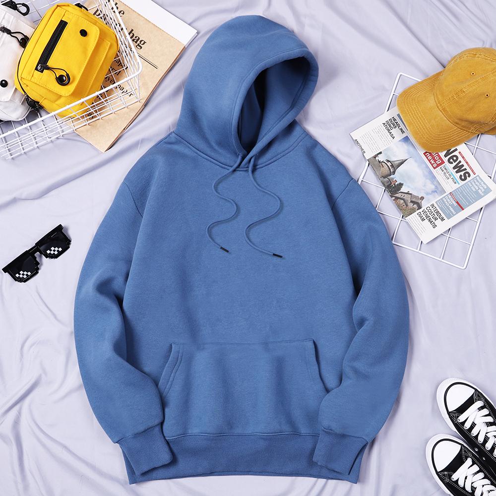 Mode Lockere Herren Damen Hoodies Neu Frühling Herbst Lässige Hoodies Sweatshirts Paar Tops Candy Unifarben Hoodie Sweatshirts