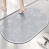 Luxury Flower Toilet Door Dirty and Easy To Take Care of Door Mat Toilet Bathroom Moisture-wicking Quick Drying Non-slip Foot Mat