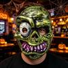 Durable Halloween Face Masque Horror for Adults, Creepy Cosplay Party Accessory, Scary Ghost Head Full