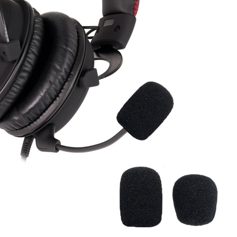 10Pieces Microphones Windscreen Replacement Soft Elastic Sponge Windshields Compatible for Portable Mics Elastic Cover