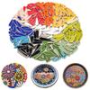 100g Mehrfarbige Unregelmäßige Keramikmosaikfliesen DIY Mosaiksteine für Bastelhobby Kunst Wanddekoration Blütenblatt oval
