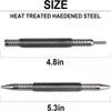 Spring Center Punch Woodworking Metal Drill Hammerless Dual Head Nail Setter Spring Loaded Door Hinge Pin Remover Tools