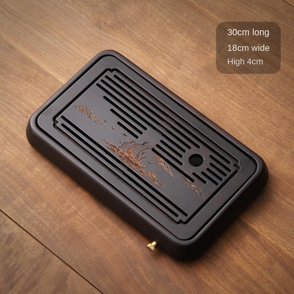 Bambusový čajový podnos Přenosná čajová souprava Kung Fu Domácí čajový stolek