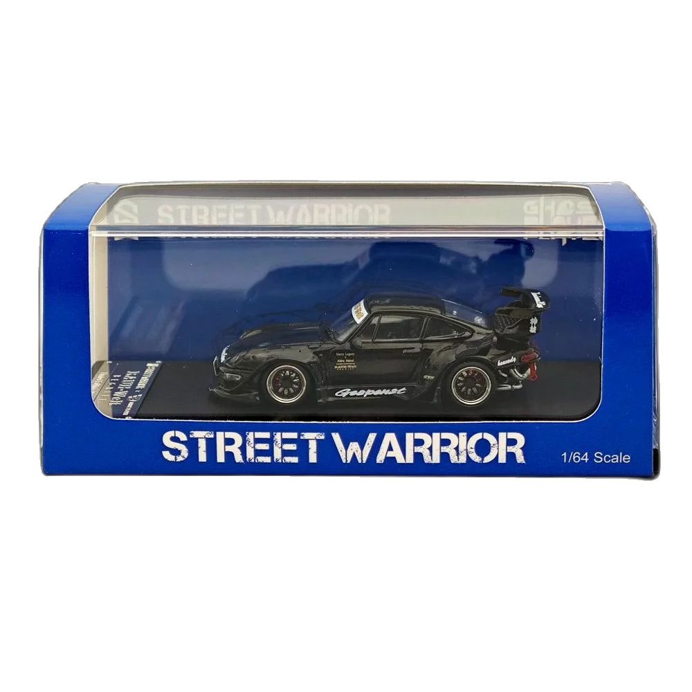 SW 1/64 for 993 Black Sport Car Diecast vehicle toy models Collection Auto Gift