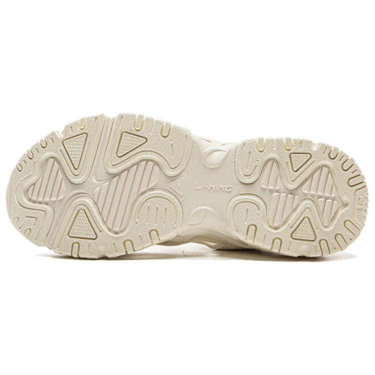LiNing Classic Fashion Velcro Versatile Retro Thick-Soled Height-Increasing Non-Slip Wear-Resistant Breathable Creek Shoes Women Shoes AGUV020-1