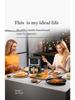 2025 Smart Air Fryer: Multi-Functional, 5L Large Capacity with Visible Window for Home Use