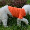 Pet Shirt Lapel Design Sweat-absorbent Solid Color Dog Two-legged T-shirt for Summer