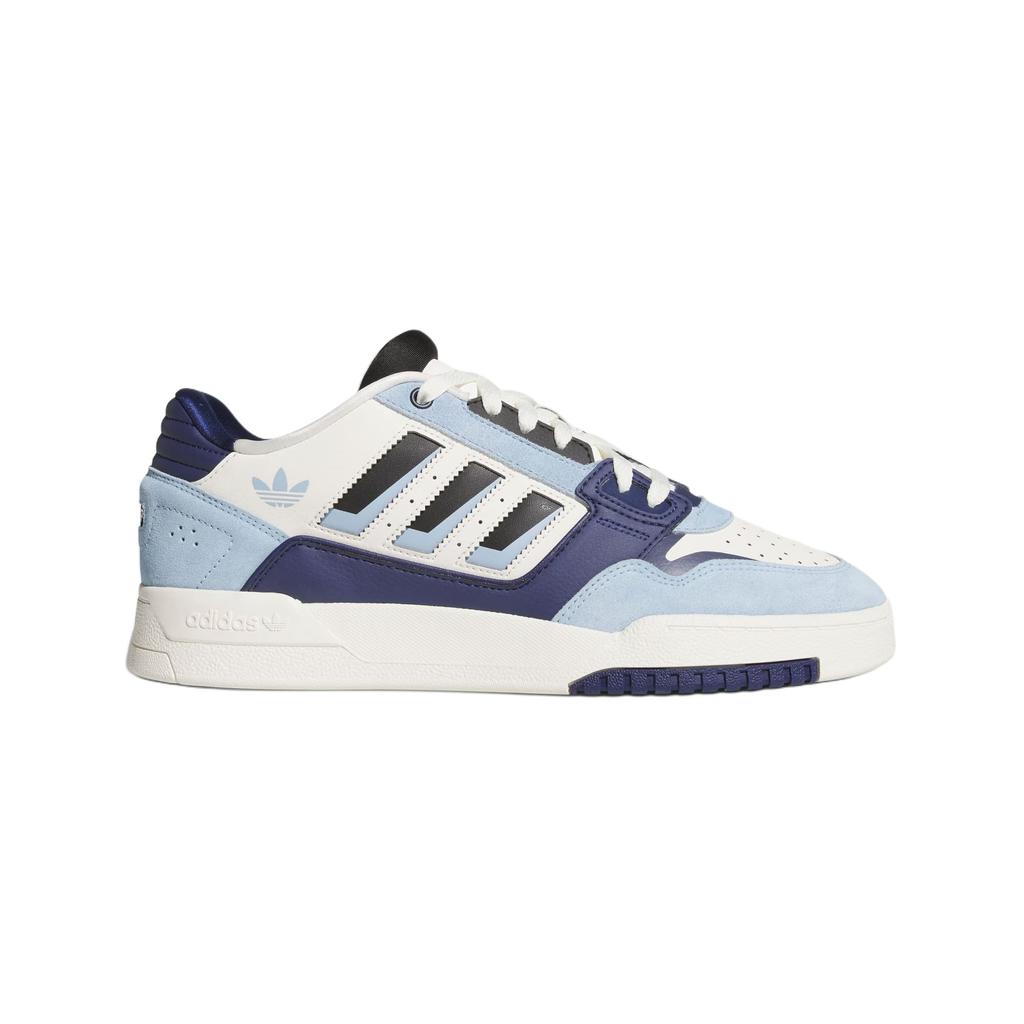 adidas Originals Drop Step 2.0 Low-Top Skateboard-Schuhe Unisex Weiß Blau KJ1109