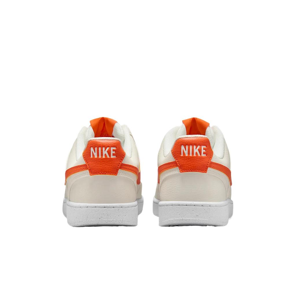 Nike Court Vision Low Next Nature Sail Safety Orange Men Sneakers Cream White DH2987-115