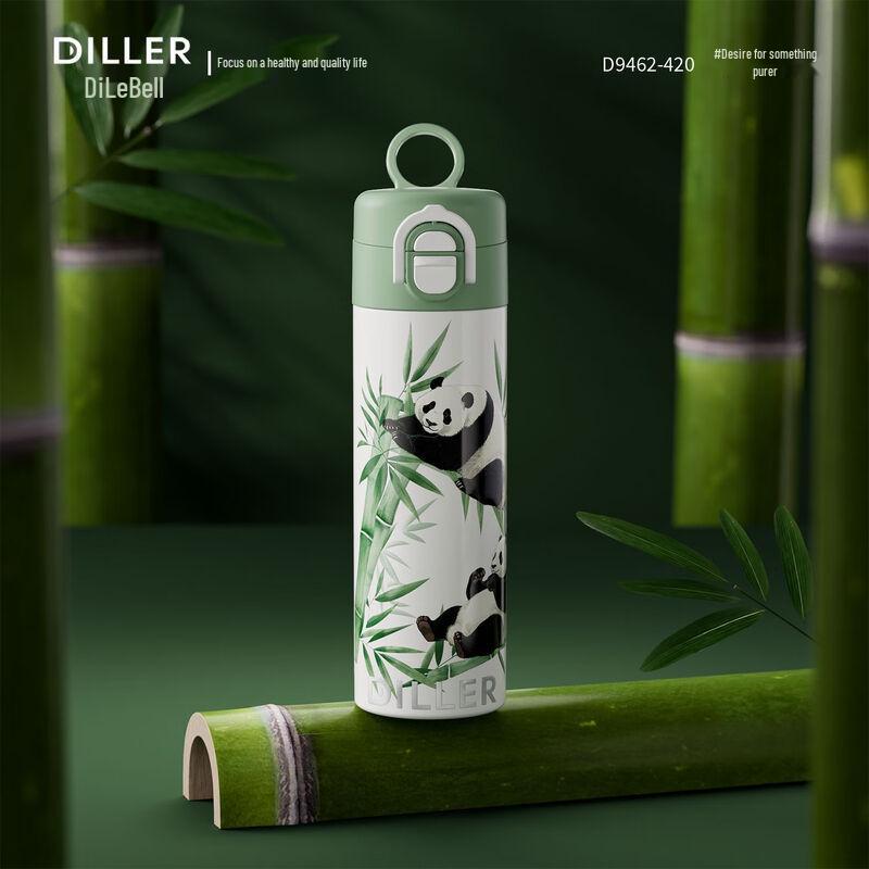 Diller Dual-Use Lid Insulated Water Bottle for Women