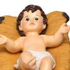 Jesus Child Statue Born Scene Boy Memorial Doll Christmas Figurines Collectibles Sculpture for