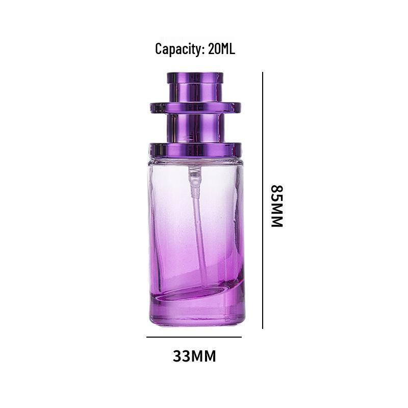Gradient Glass Perfume Decanter: 30ml Stylish & Portable Fragrance Spray Bottle