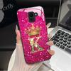 For Samsung Galaxy J6 2018 Case Fashion Letter Hard Tempered Glass Back Cover For Samsung J6 Plus J8 2018 Shockproof Phone Shell