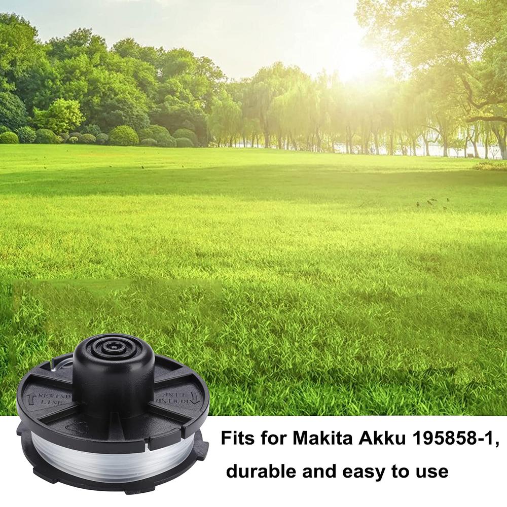 12Pcs Lawn Mower Spool for Makita Akkusense Replacement Wire Reel, 196146-9/195858-1