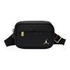1.5L Embossed Modern Pattern Polyurethane Camera Bag Unisex Shoulder Bag Black HV1622-011