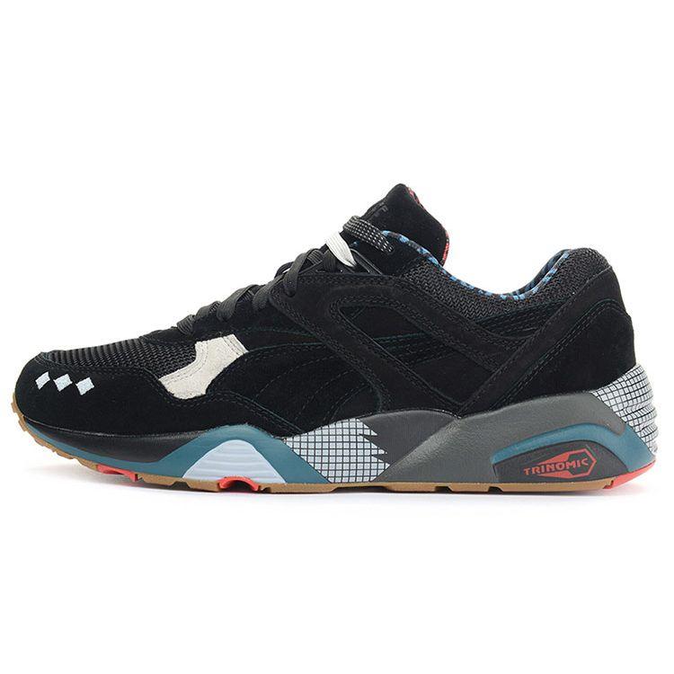Кроссовки унисекс ALIFE x Puma R698 Черный Ледник Серо-Ледниковый 360827-01 39