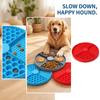 Round Silicone Slow Feeder for Dogs and Cats, Lick with Suction Cups, Eating Training Pad for Slow Feeding
