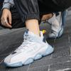 Fashion Fashion Men's Shoes New Comfortable Outdoor Breathable Lace Up Thick Sole Casual Trend Running Basketball Sports Shoes 2024