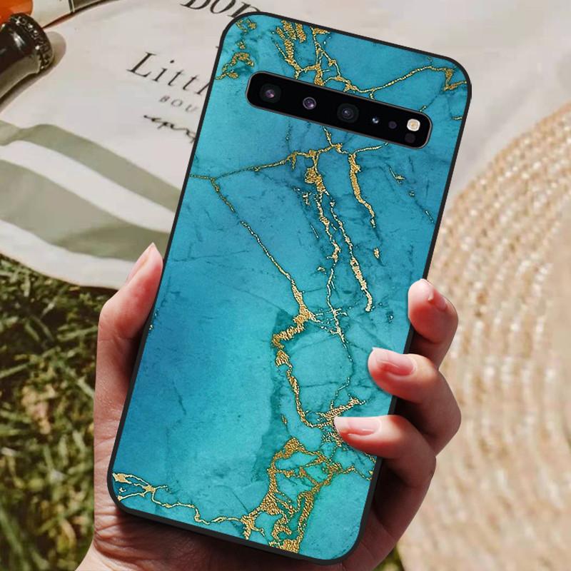 Per Samsung S10 5G Custodia Cover Posteriore in Silicone Custodia per Telefono Per Samsung Galaxy S10 5G G977N Custodie per Galaxy S 10 5G Paraurti Morbido Funda