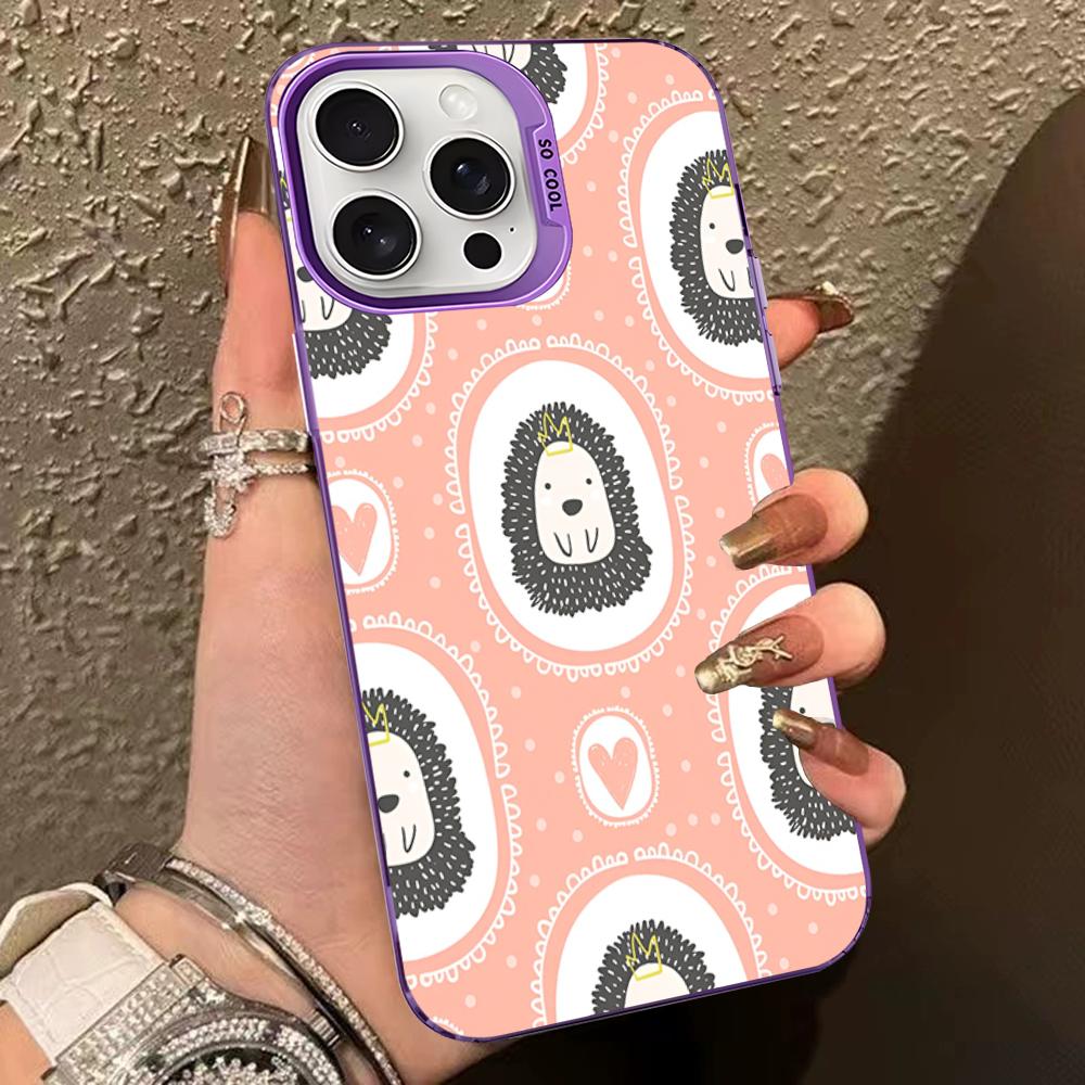 

Hedgehog Animal Phone Case For IPhone 16 15 14 13 12 11 Pro Max X XR XSMAX 8 7 Plus Matte Shockproof Back Cover iPhone 11 pro