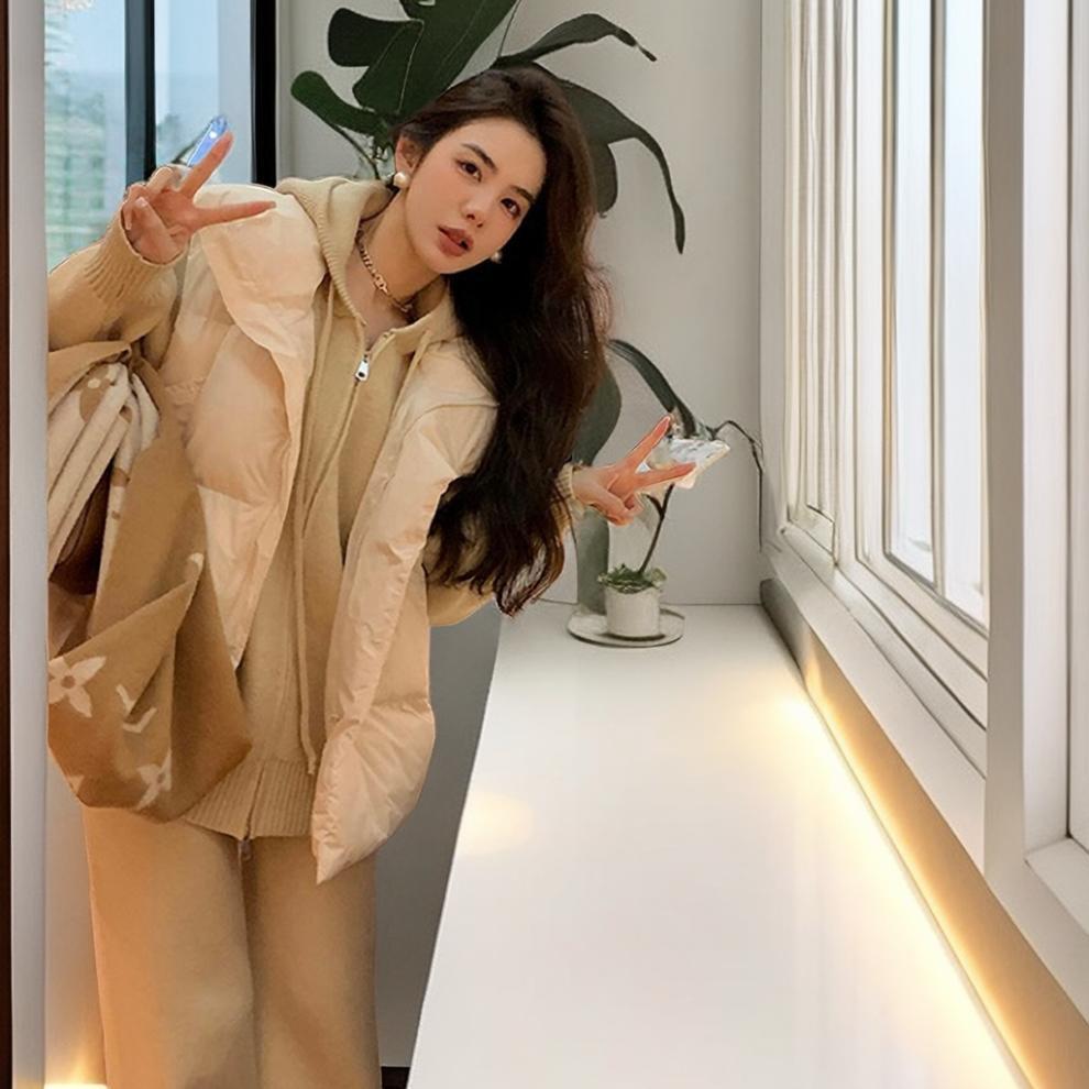 Women's European Style Sleeveless Down Cotton Padded Jacket - Versatile Autumn/Winter Fashion Vest