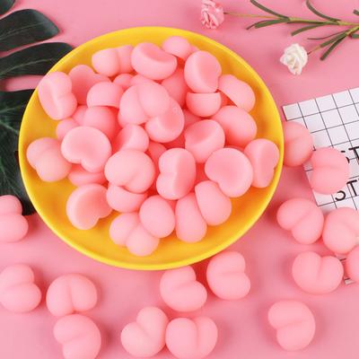 5/10/20Pcs Pink Butt Squeeze Toy Stress Relief Slow Rising Mini Ass Sensory Toy Anti-collision Pad Relaxation Soft Stress Ball Fidget Toy