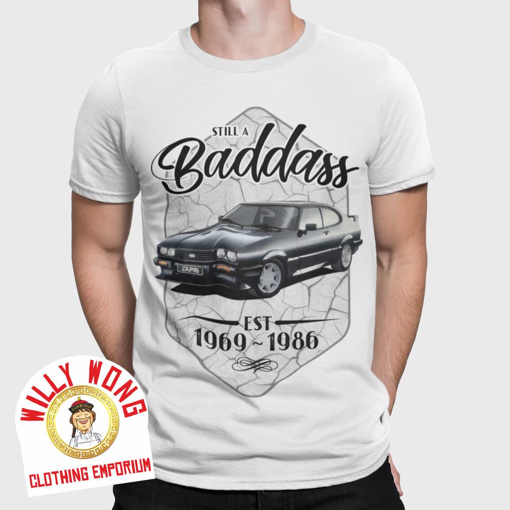 

Badass Capri Car T-Shirt Retro Tee 70s 80s 90s Tee Jack Racer London FREE POST2 Unisex T-Shirt S
