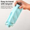 Silicone Foldable Water Bottle 610ml Leakproof Collapsible Water Bottle for Travel Camping Hiking Sports Outdoor BPA Free Portable Reusable Water Cup