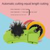 Multi-roll Cutting Semi-Automatic Tape Dispenser with Compartment 35mm Thermal Tape Dispenser Portable Reusable Tape Holder