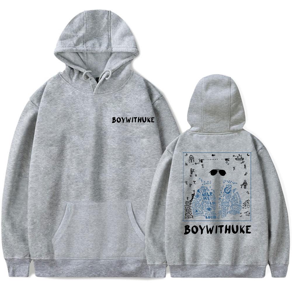 Boywithuke Hoodies New Vintage Merch Hooded Women Men Casual Streetwear Fashion Sweatshirts Clothes