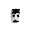 Kawaii 3D Flocking Cat Charm Cute Cartoon Cat Ornament Earring Keychain Pendant Accessories Diy Crafts Jewelry Make