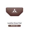 For Mitsubishi Car Leather Knee Pad Leg Pad Hand Inside Armrest Leg Pad Support Accessories Outlander Lancer L200 ASX Pajero SL8