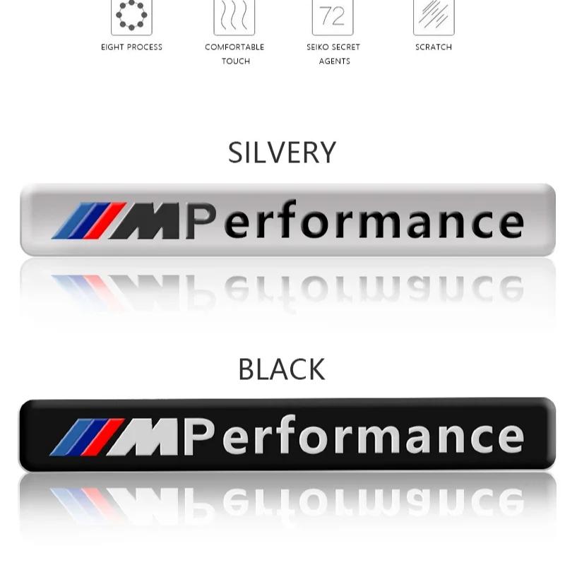1Pcs Performance Motorsport Metal Logo Car Sticker Aluminum Emblem Grill Badge for BMW E46 E90 E60 F30 F10 E39 E36 F20 G30 G20 E87