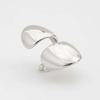 Fashion Metal Smooth Non-Piercing Ear Clip Earrings for Women Men Punk Silver Color Chunky C-Shaped Geometric Ear Cuff Jewerly