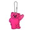 Cute Bear Shape Reflective Keychain Bag Pendant Student Bag Safety Reflector