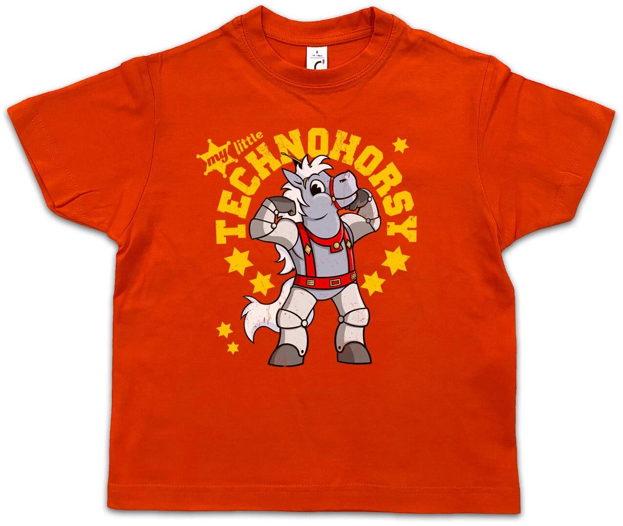 

MY LITTLE TECHNOHORSY Kids Boys T-Shirt Horse Marshall 3030 Bravestarr- 110