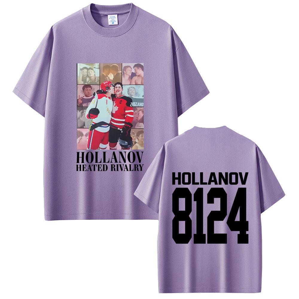 Heated Rivalry Shane Hollander Ilya Rozanov Hollanov 2481 Tshirt Men Women Fashion Oversized T Shirts Male Vintage Streetwear