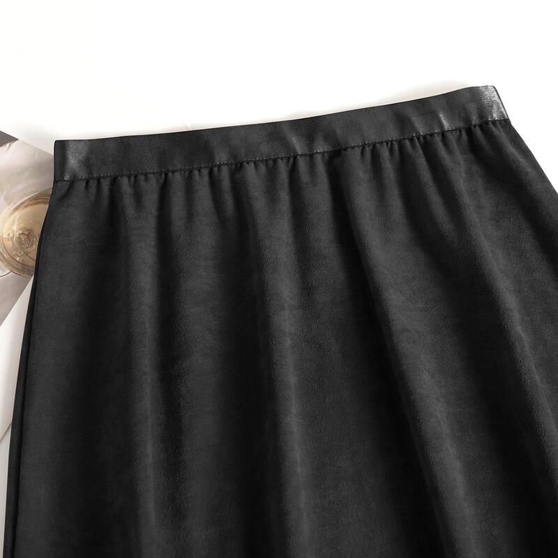 TERRE BLEUE Women's Hepburn High-Waist A-Line Skirt