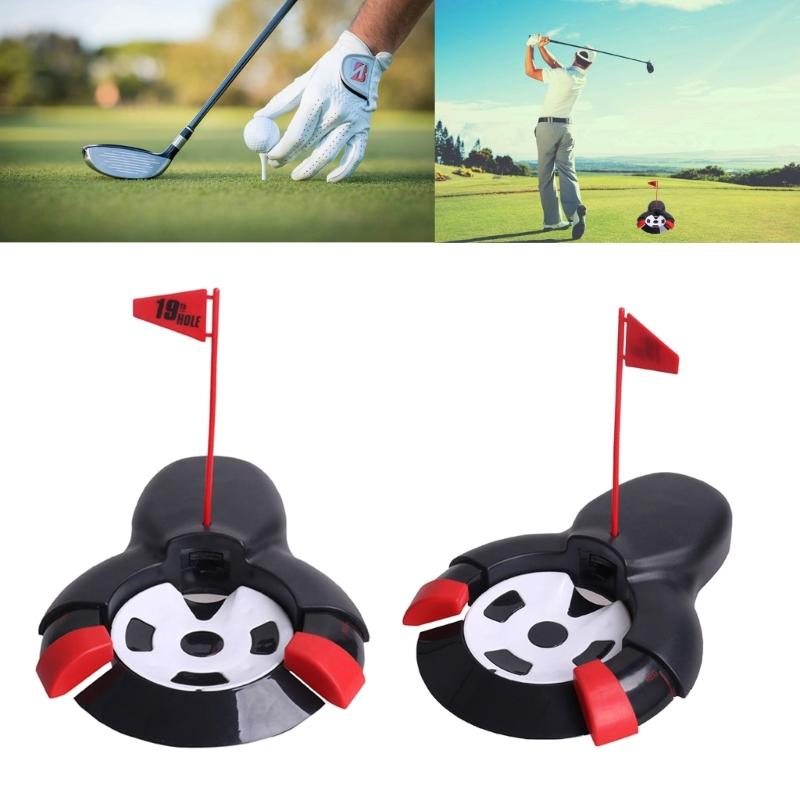Auto Returning Practice Putting Return Machine Golf Putting Cup Golf Training Aid Golf Ball Return Machine Easy To Use