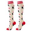 5 Pairs Cat Compression Socks Nurse Compression Socks Sport Knee High Compression Stocking