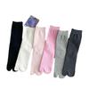 Japanese Stripe Wide Tabi Socks: Minimalist Split-Toe Cotton for Spring/Summer