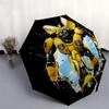 1pc Transformer Bumblebee Automatic Umbrella | Portable Foldable 8-Rib Manual Open, Cute Halloween & Christmas Gift for Outdoor, Casual Accessory, Dur