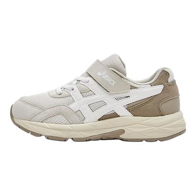 Kids Contend Series Synthetic Leather Fabric Sports Ps Comfortable Versatile Durable Low Top Running Shoes Kids Sneakers Gray Brown 1014A405-200