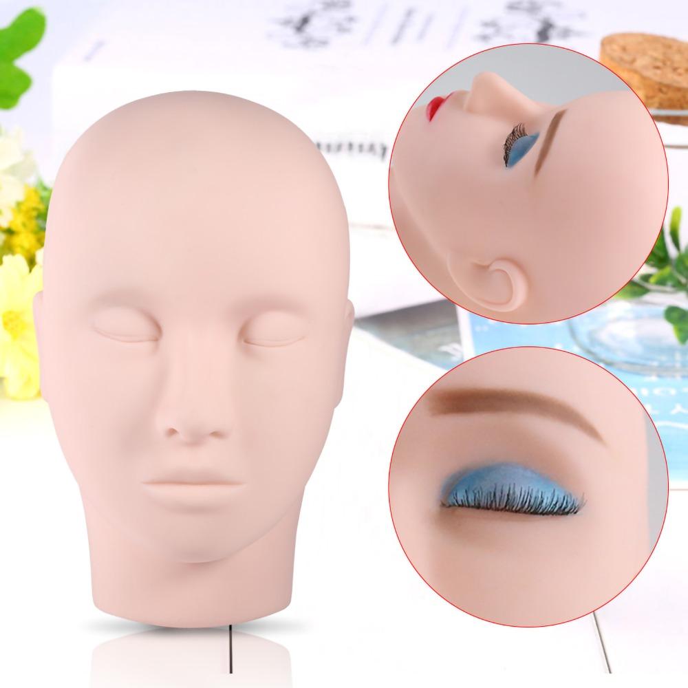 Practice Mannequin Makeup Practice Head 1PC Lash Training Mannequin  For Makeup Artists
