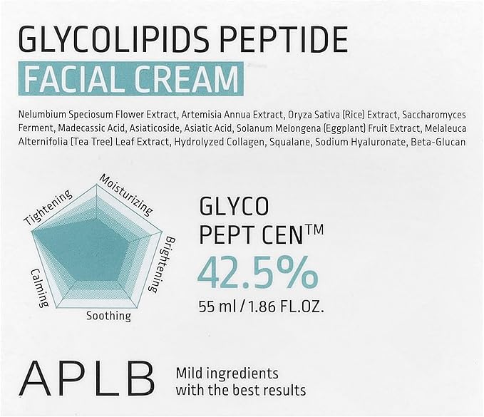 Aplb Glycolipids Peptide Facial Cream 55Ml
